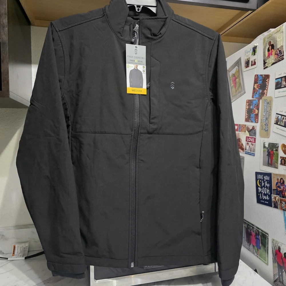 Do Not Buy Free Country Men's Black Performance Jacket Size Medium